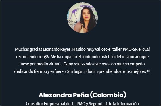 testimonio ALEX PMO-SR