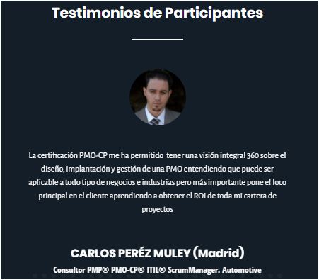 testimonio  Carlos Muley pmo-cp