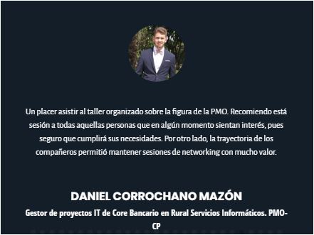 testimonio Daniel Corrochano Mazón